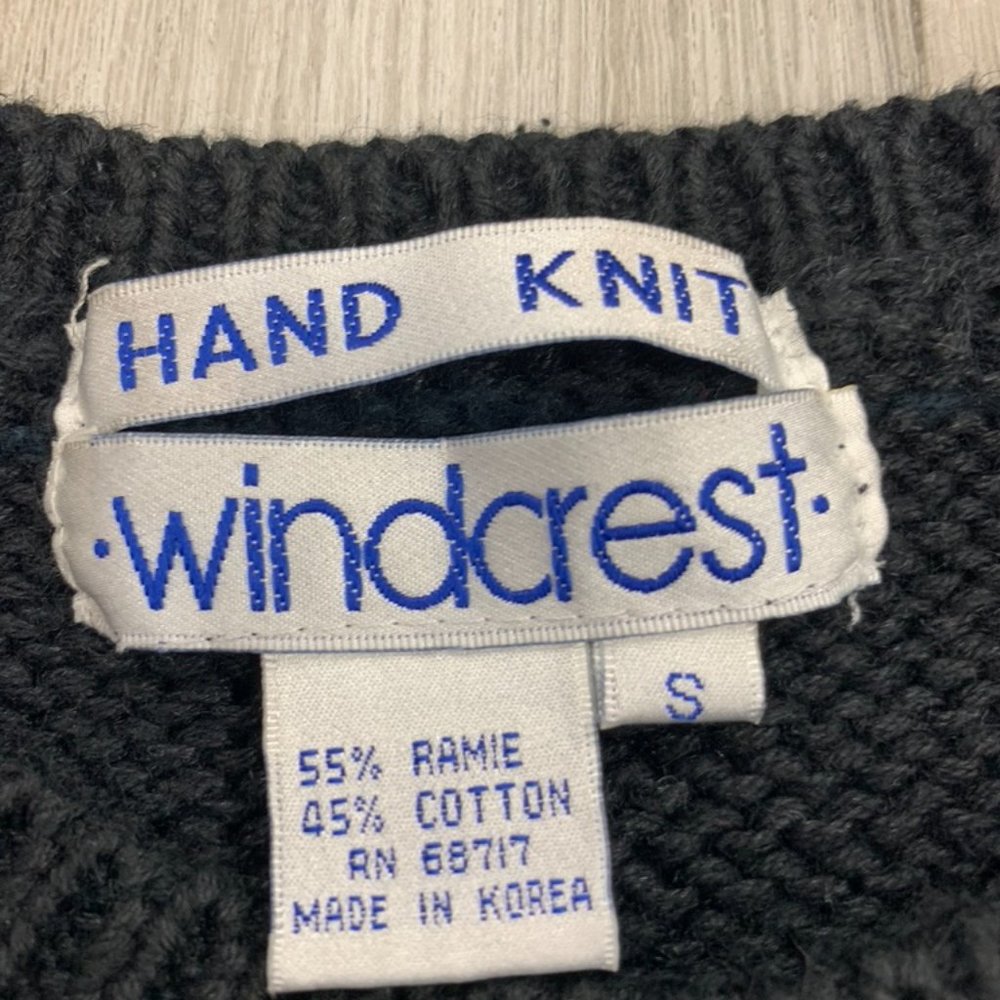 Hand Knit Windscrest Scarecrow Sweater - Picture 7 of 7